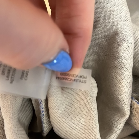 Vince Camuto Dress Off Shoulder Lace Periwinkle Blue Size 6 Pencil Skirt - Picture 14 of 16